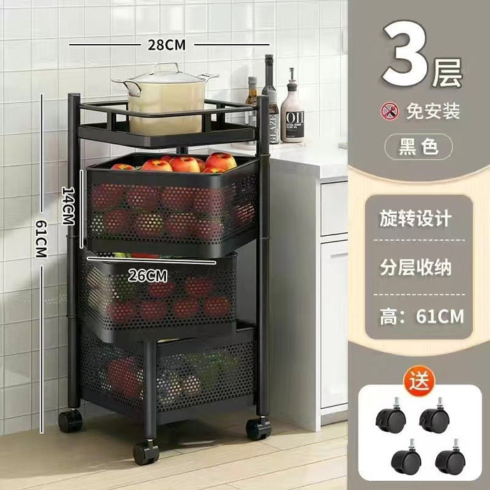 HL9021 Kitchen Vegetable storage rack (3 layer) - EDLE SDN. BHD.