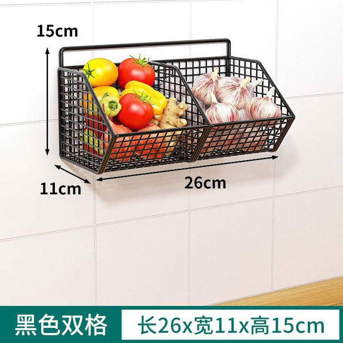 HL9043 Kitchen storage basket (two compartment) - EDLE SDN. BHD.