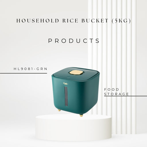 HL9081 Household rice bucket (5kg) - EDLE SDN. BHD.