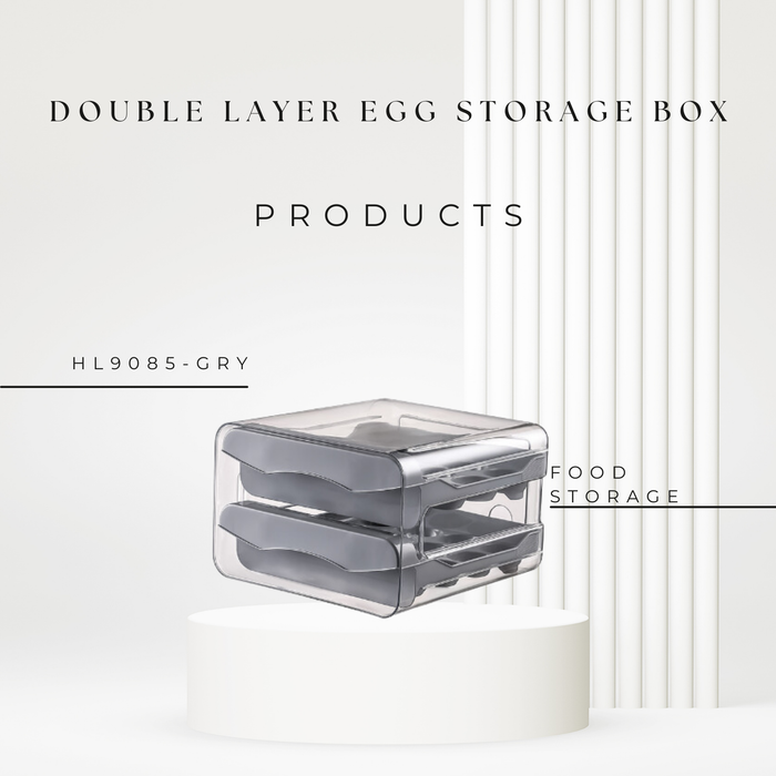 HL9085 Double layer egg storage box