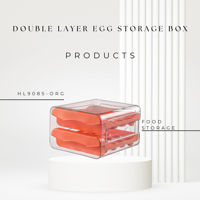 HL9085 Double layer egg storage box