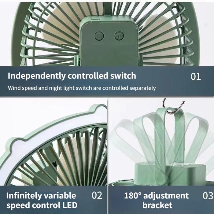 HA1005 Silent rechargeable fan - EDLE SDN. BHD.