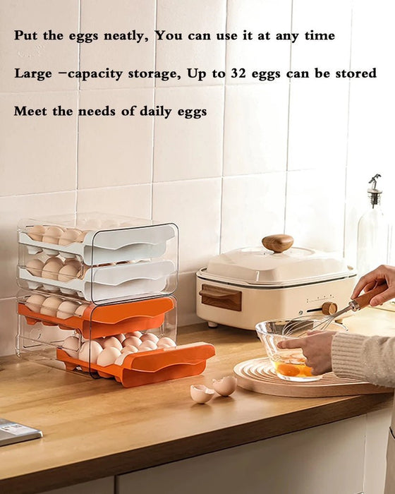 HL9085 Double layer egg storage box - EDLE SDN. BHD.