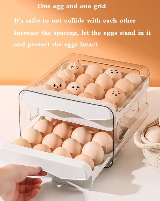 HL9085 Double layer egg storage box - EDLE SDN. BHD.