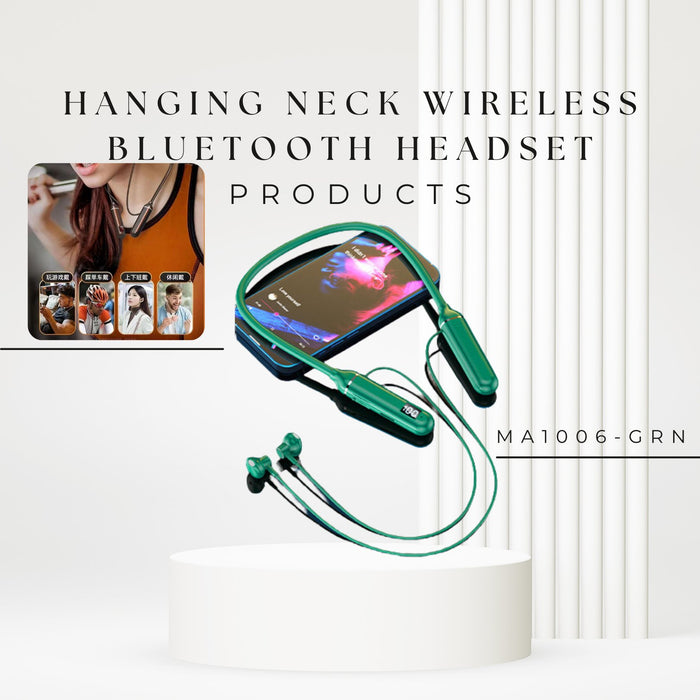 MA1006 Hanging neck wireless bluetooth headset - EDLE SDN. BHD.