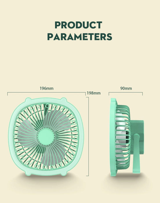 HA1005 Silent rechargeable fan - EDLE SDN. BHD.