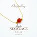 EJ3142 Agate(24K) - Premium Necklace from EDLE - Just $28! Shop now at EDLE SHOPPING