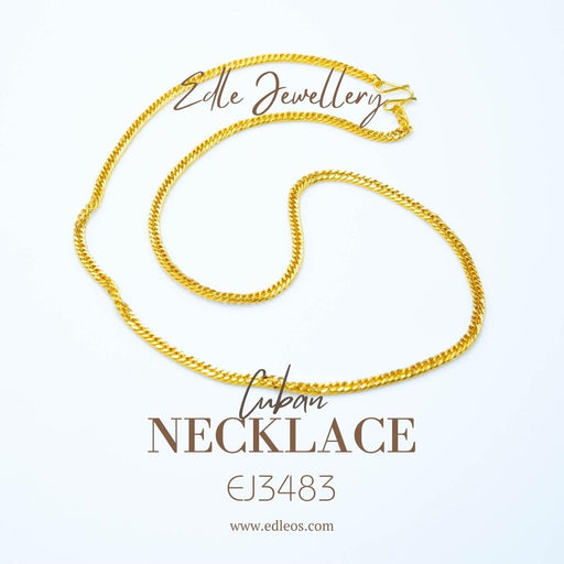 EJ3483 Cuban necklace - EDLE SDN. BHD.