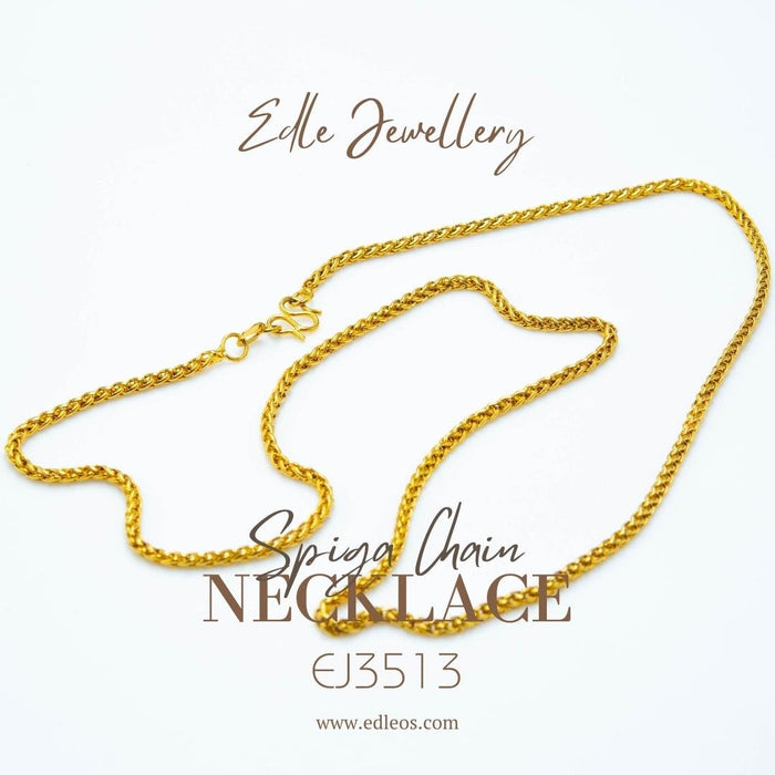 EJ3513 Spiga Chain(24K) - EDLE SDN. BHD.