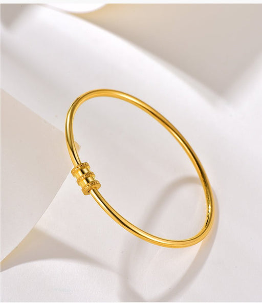 EJ5373 - Rotating Gold Bracelet - EDLE SDN. BHD.