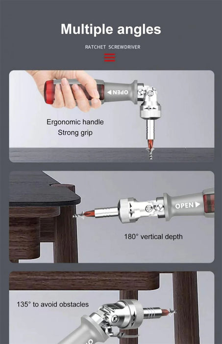 ES8048 Ratchet Screwdriver Set - EDLE SDN. BHD.