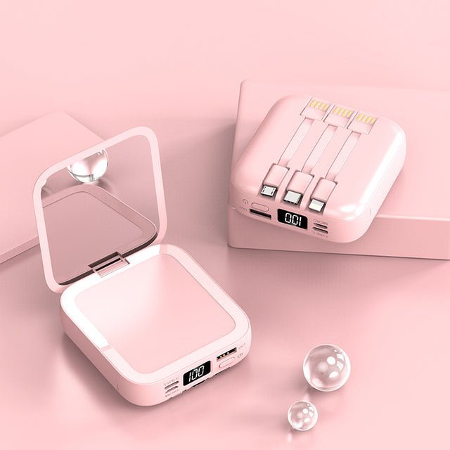 ES8086 Power Bank with Makeup Mirror - EDLE SDN. BHD.