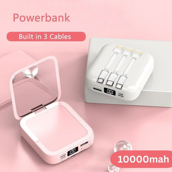 ES8086 Power Bank with Makeup Mirror - EDLE SDN. BHD.