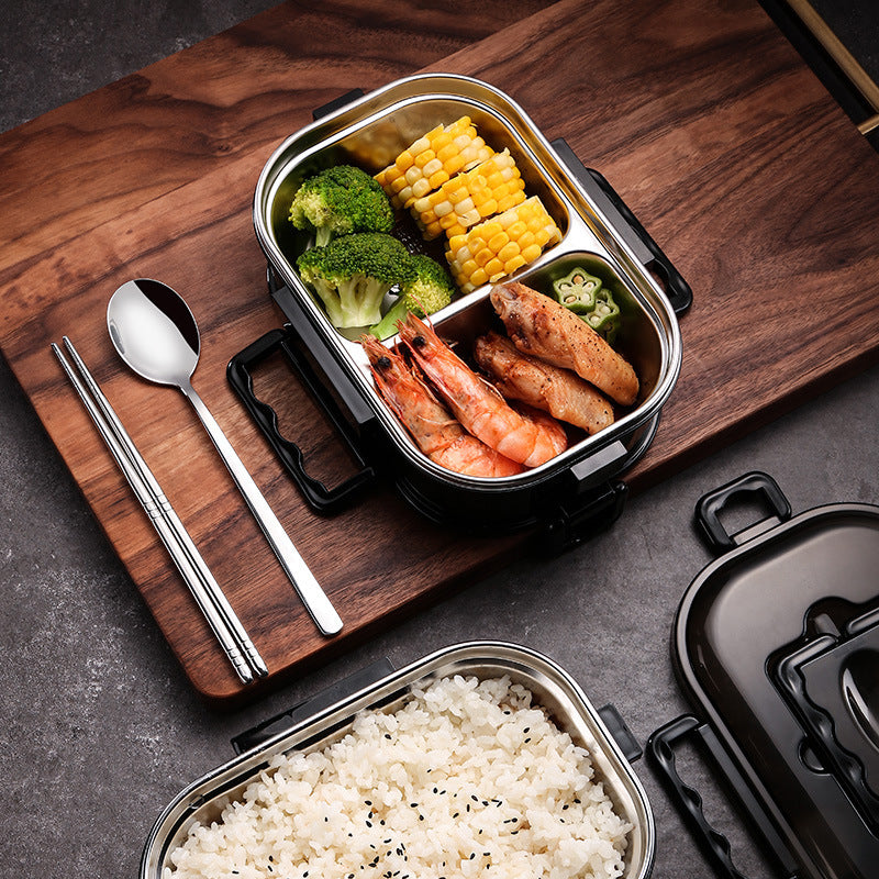 HL2002 Stainless Steel Lunch Box - Premium Kitchenware from EDLE - Just $50! Shop now at EDLE SHOPPING