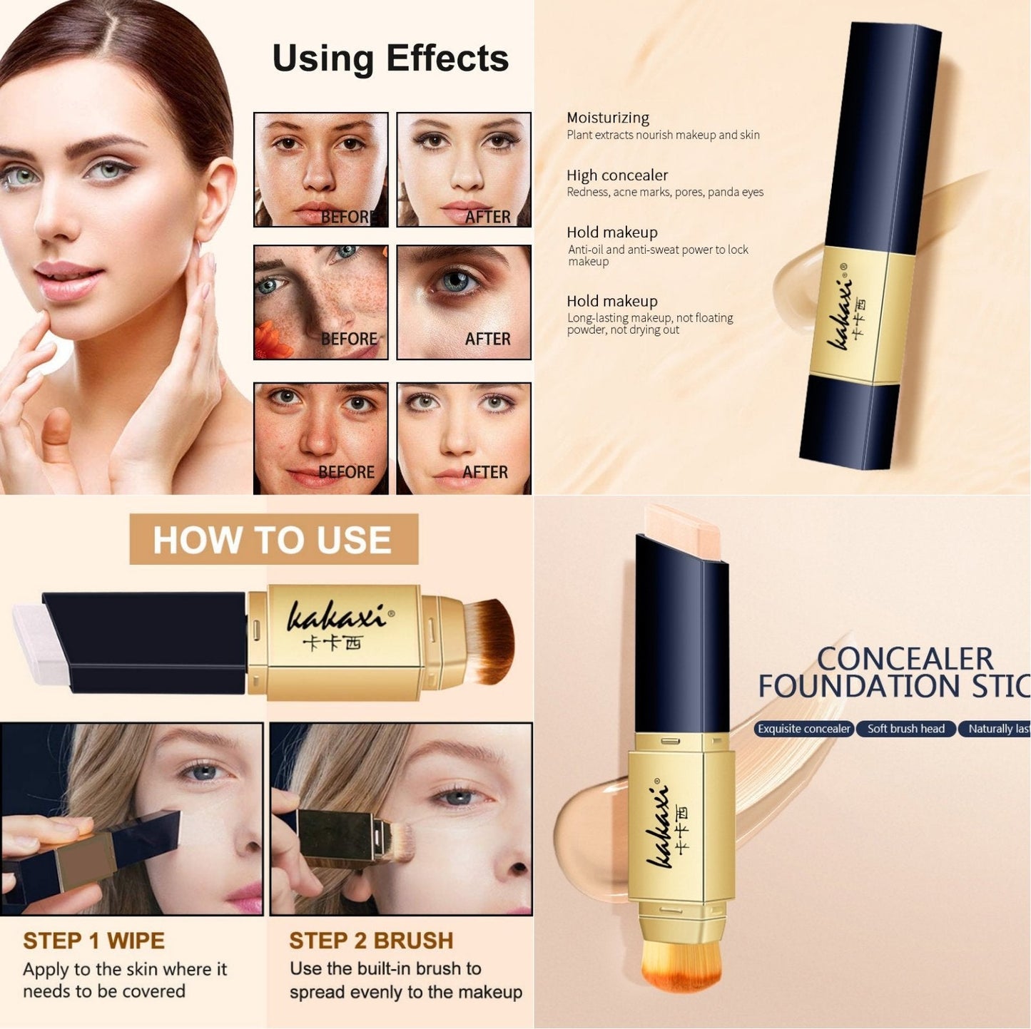 ES2001-02 (Natural)Kakashi Concealer - Premium Foundations & Concealers from EDLE - Just $29.00! Shop now at EDLE SHOPPING