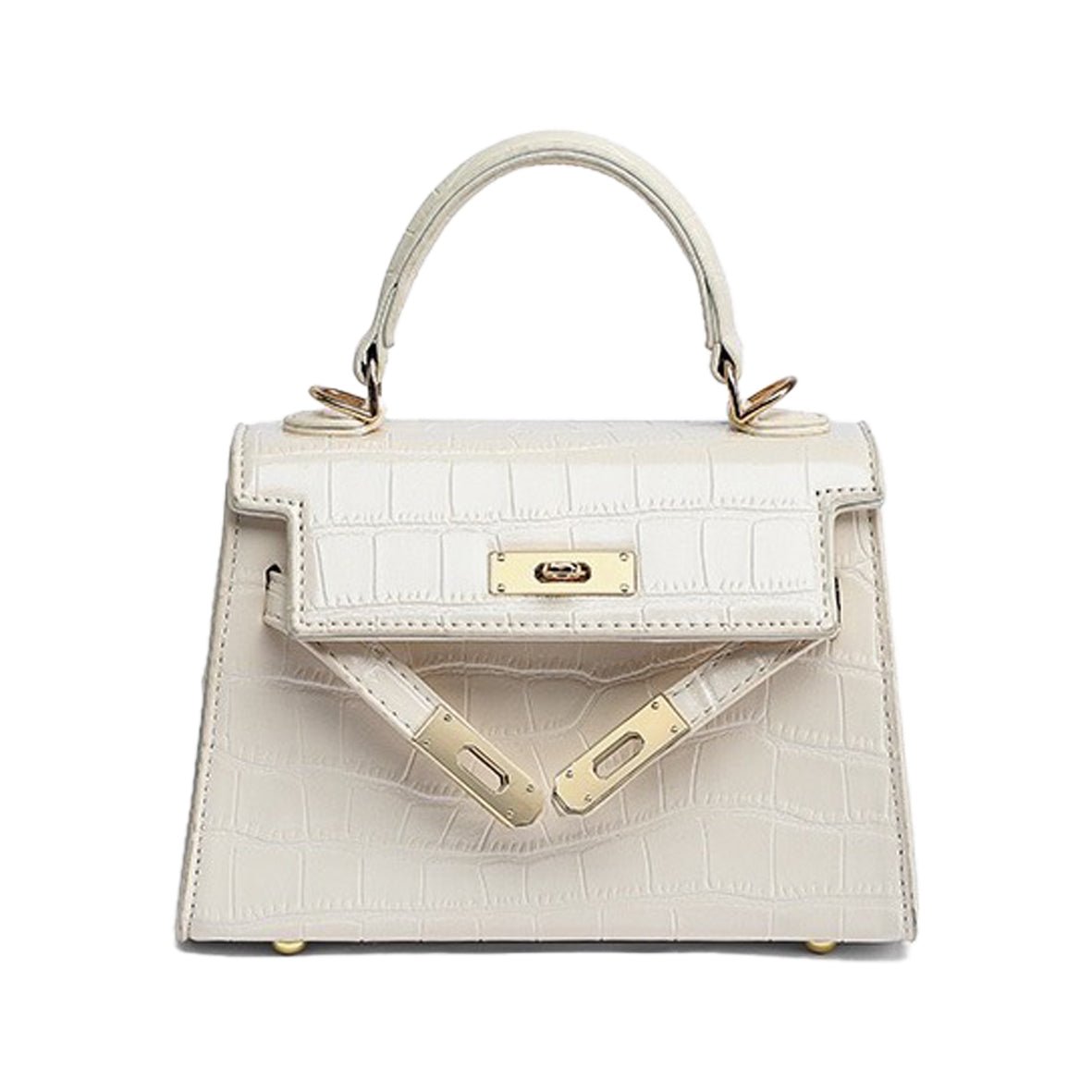 ES4004W White Kelly - Premium Handbag from EDLE - Just $50! Shop now at EDLE SHOPPING